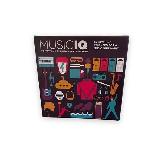 Music IQ Party Game Trivia Cards Family Teens Helvetiq Switzerland Poland - Picture 1 of 5
